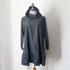 ROSSO35 Popover Funnel Neck Tunic Dress